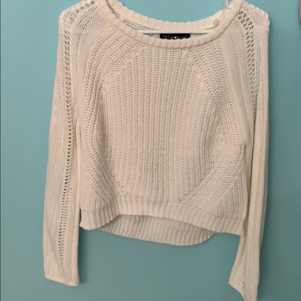 White sweatshirt